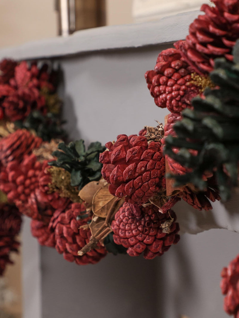 Dibor cinnamon pine garland 105cm, UK version