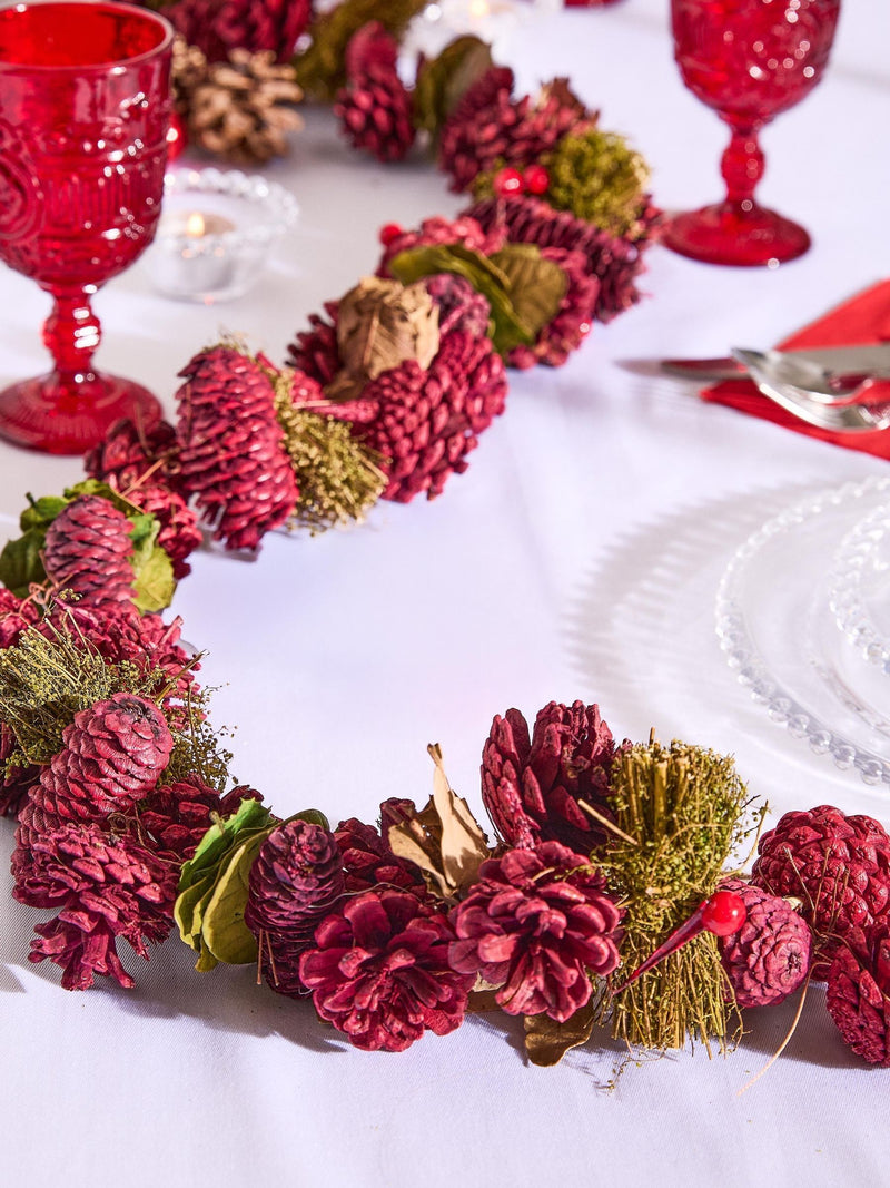 Dibor cinnamon pine garland 105cm, UK version