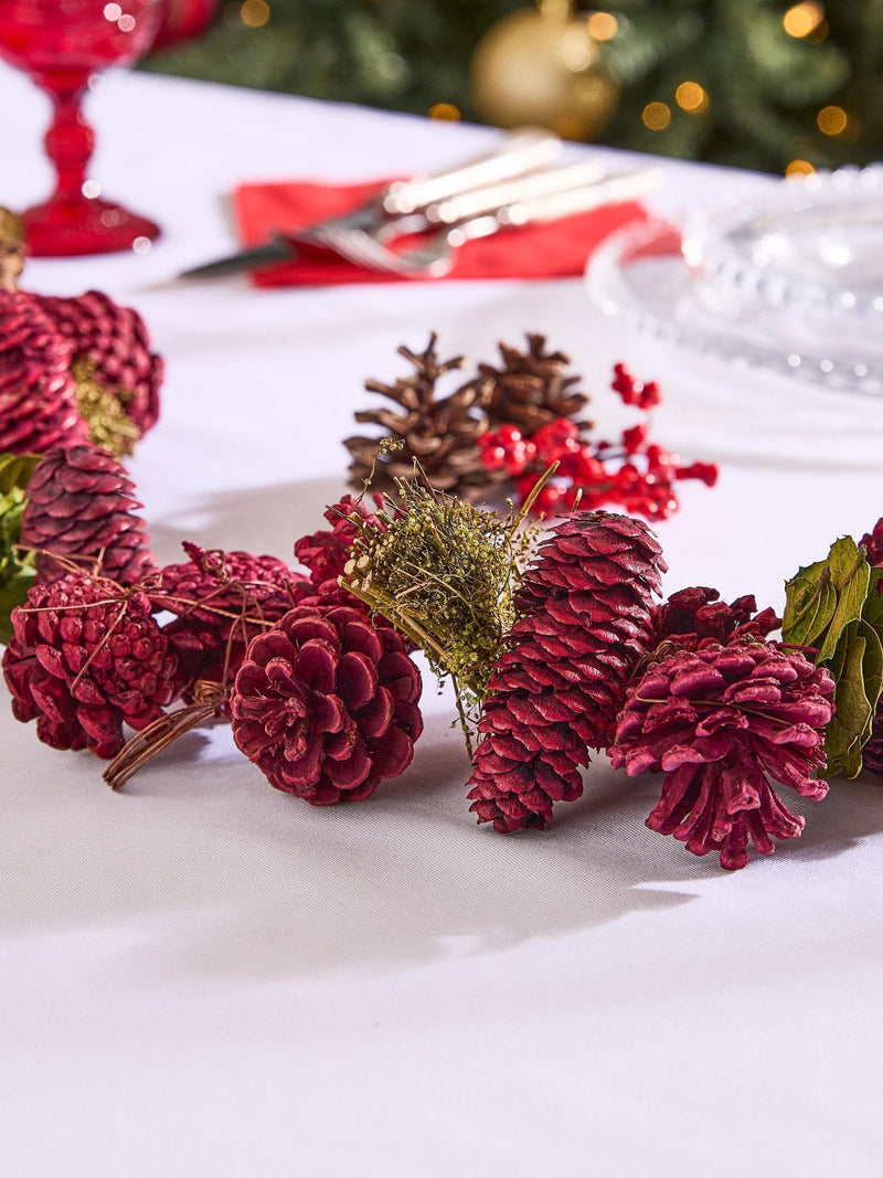 Dibor cinnamon pine garland 105cm, UK version