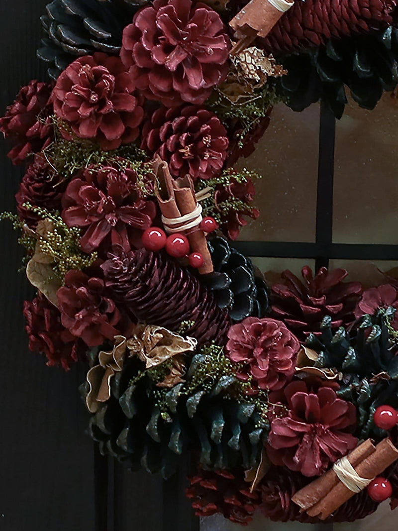 Dibor Cinnamon Pine wreath 38cm, UK version