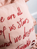 Rockett St George Marilyn Monroe frill cushion, imported from the UK