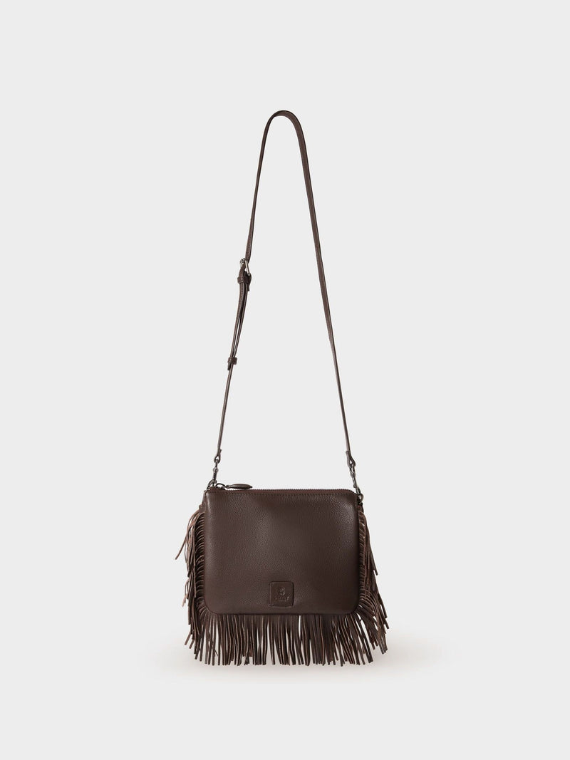 Osprey London The Faithful brown leather crossbody bag, UK version