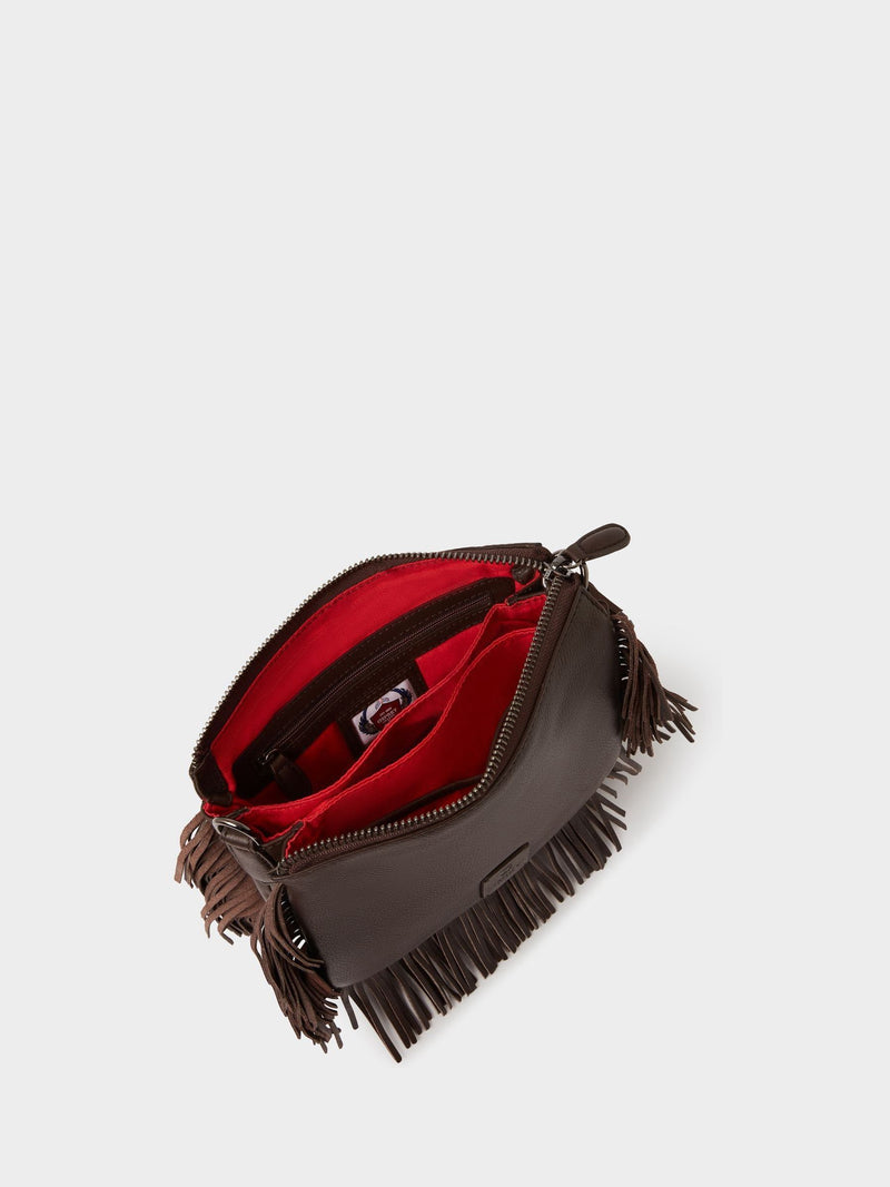 Osprey London The Faithful brown leather crossbody bag, UK version
