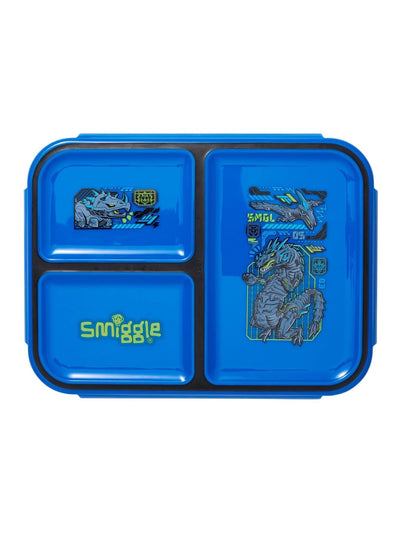Next Smiggle Blue All Stars Boost Trio Medium Lunchbox- Buy online at McGrocer