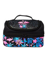 Next Smiggle All Stars Large Double Decker Lunchbox Black/Blue- Buy online at McGrocer