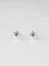 Next Carrie Elizabeth Blue Topaz Star Stud Earrings 4mm- Buy online at McGrocer