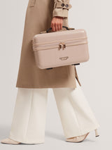 Next Ted Baker Nude Icon Croc Vanity Case- Buy online at McGrocer