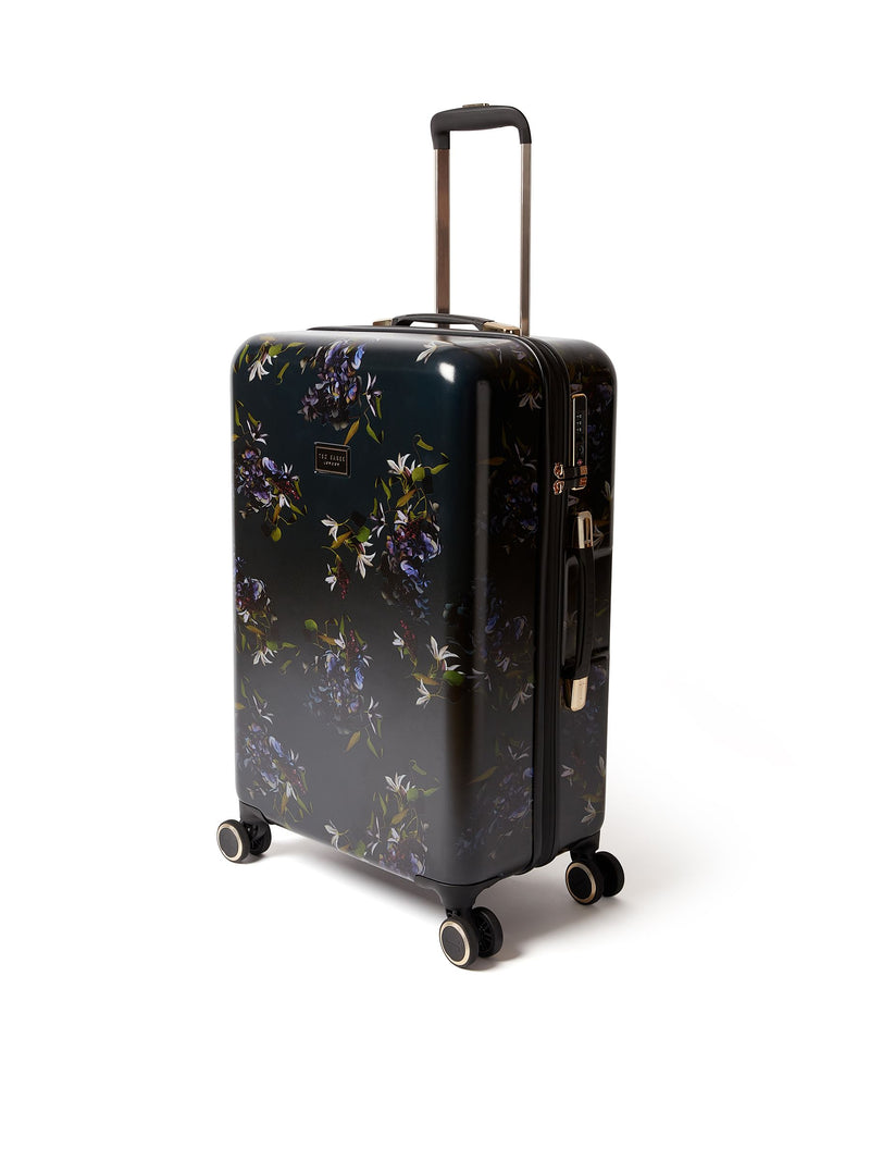 Ted Baker Blue Midnight Bloom Medium Suitcase - British brand