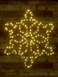 Premier Decorations Flexibrights snowflake with 165 LEDs 50cm (British brand)