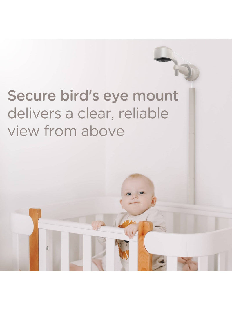 Hubble white Go Baby 2K QHD baby monitor, UK version