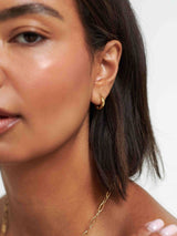 Next D.LOUISE Gold Tone Waterproof Mini Clicker Earrings- Buy online at McGrocer