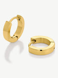 D.LOUISE gold tone mini clicker earrings - British product