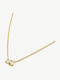 D.LOUISE gold tone cubic zirconia pendant necklace (British brand)