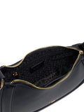 Dune London black leather shoulder bag (British brand)