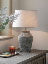 Next One.World Natural Bradwell Fluted Table Lamp- Buy online at McGrocer