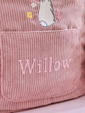 My 1st Years Flopsy Bunny pink cord mini backpack - British product