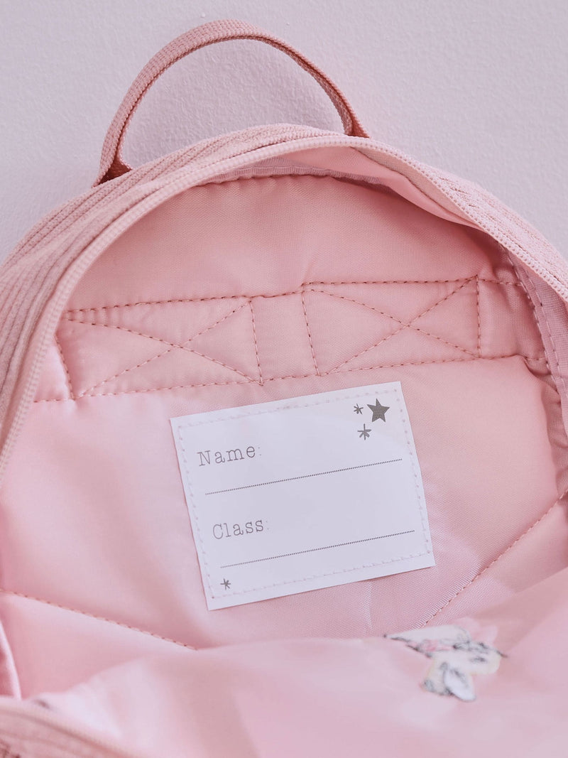 My 1st Years Flopsy Bunny pink cord mini backpack - British product