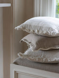 Ellenvale Interiors Halliie ruffle stripe cushion cover 45x45 - British product