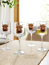 Next Set of 4 Natural Hamish Wine Glasses- Buy online at McGrocer