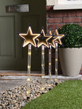 Christmas star pathfinder stakes set of 4, imported from the UK