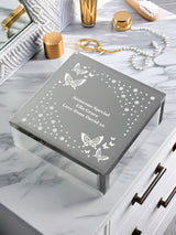 Next PMC Personalised Butterfly Mirrored Trinket Box- Buy online at McGrocer