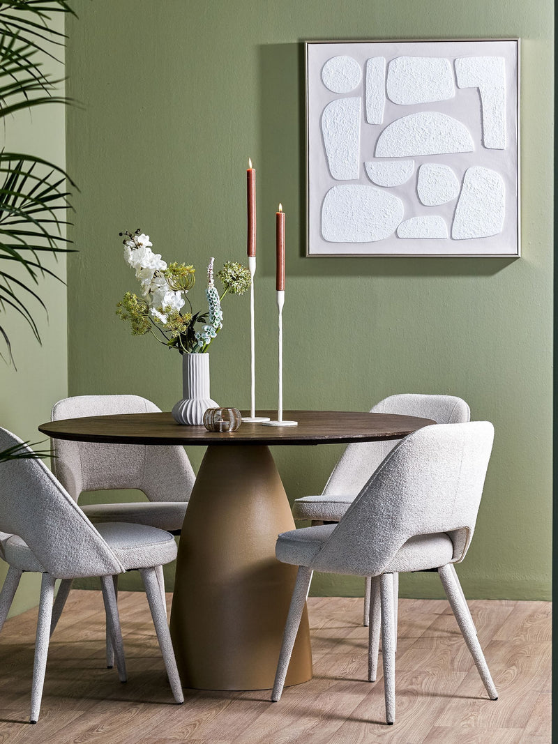 Light & Living Sand Cream Nieves wall ornament 80x80cm (British brand)