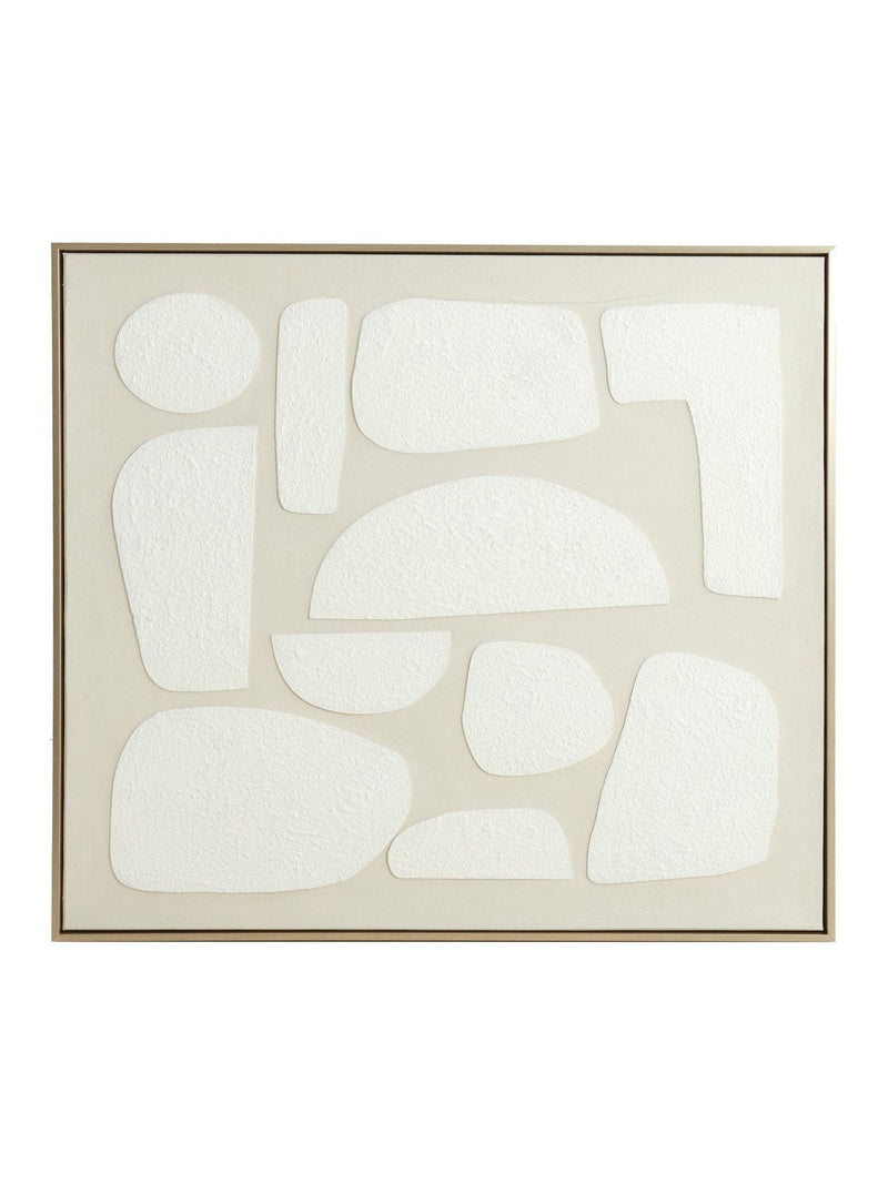 Light & Living Sand Cream Nieves wall ornament 80x80cm (British brand)
