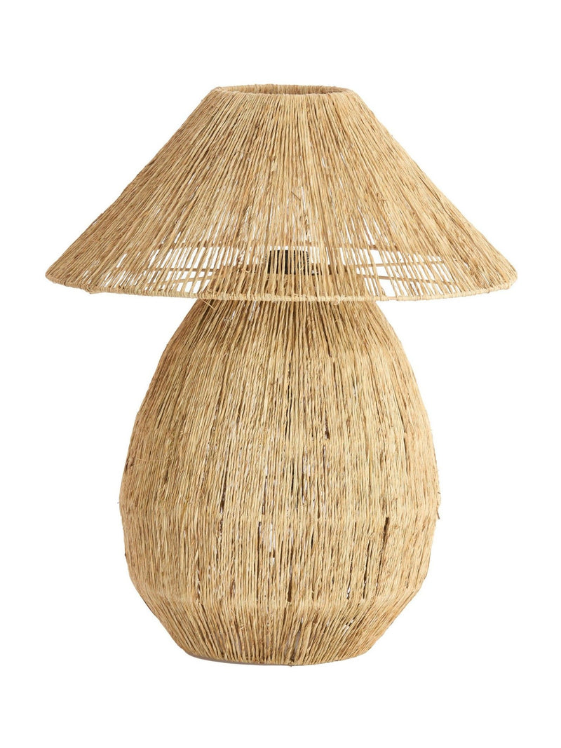 Light & Living Maruva jute table lamp 55 cm, imported from the UK