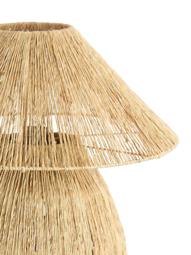Light & Living Maruva jute table lamp 55 cm, imported from the UK