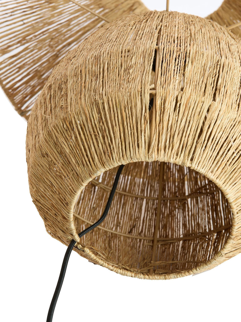 Light & Living Maruva jute table lamp 55 cm, imported from the UK