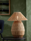 Light & Living Maruva jute table lamp 55 cm, imported from the UK
