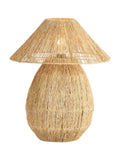 Light & Living Maruva jute table lamp 55 cm, imported from the UK