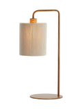 Light & Living dark brown cream Donio table lamp (British brand)