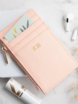 Next Treat Republic Pink Monogrammed Boutique Card Holder- Buy online at McGrocer