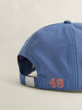 GANT blue graphic logo cotton canvas cap (British brand)