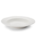 Sophie Conran white porcelain rimmed soup plates set of 4 (British brand)