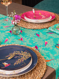 Sara Miller Chelsea Birds cotton table runner 35cm, UK version