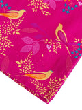 Sara Miller pink Chelsea birds table runner, imported from the UK