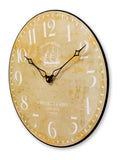 Brookpace Lascelles ship motif wall clock 36cm wood effect - British product