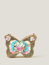 Next Monsoon Gold Sequin Embellished Butterfly Bag- Buy online at McGrocer