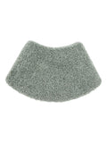 My Rug Green Shaggy Curved Bathmat 80x50cm (British brand)