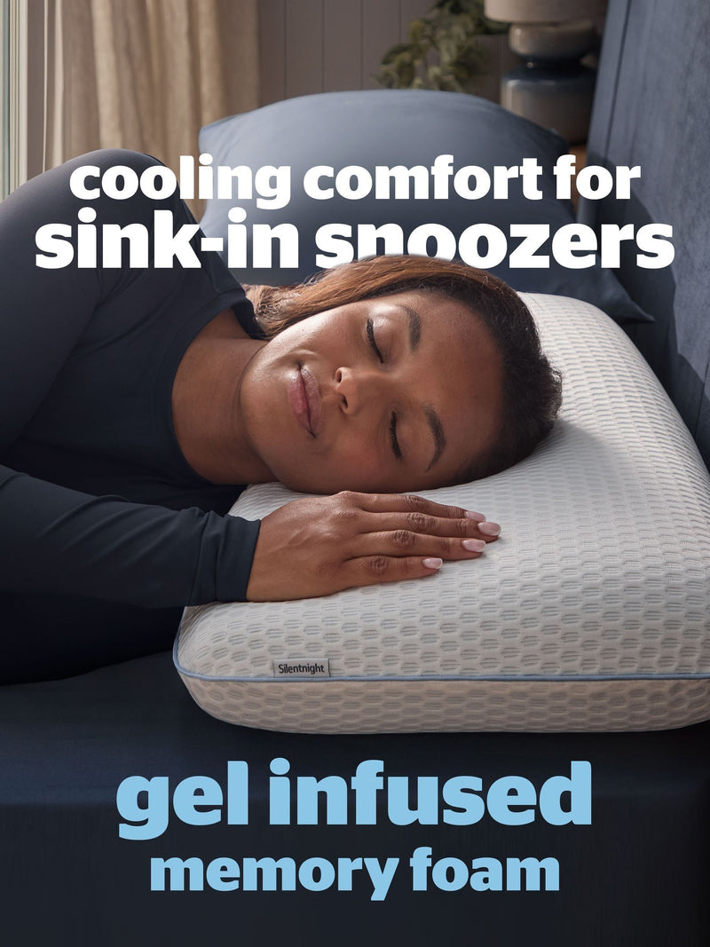 Silentnight Impress cooling memory foam pillow, imported from the UK