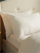 Next Silentnight Almond White Brushed Cotton Pillowcase Pair- Buy online at McGrocer