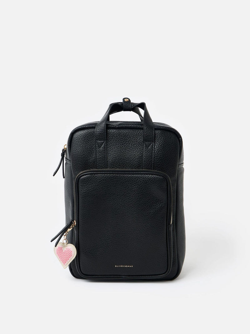 Oliver Bonas Mami black laptop backpack - British product