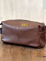 Next Solesmith Monogrammed Wash Bag Toiletry Bag 26 x 13 x 11 cm- Buy online at McGrocer