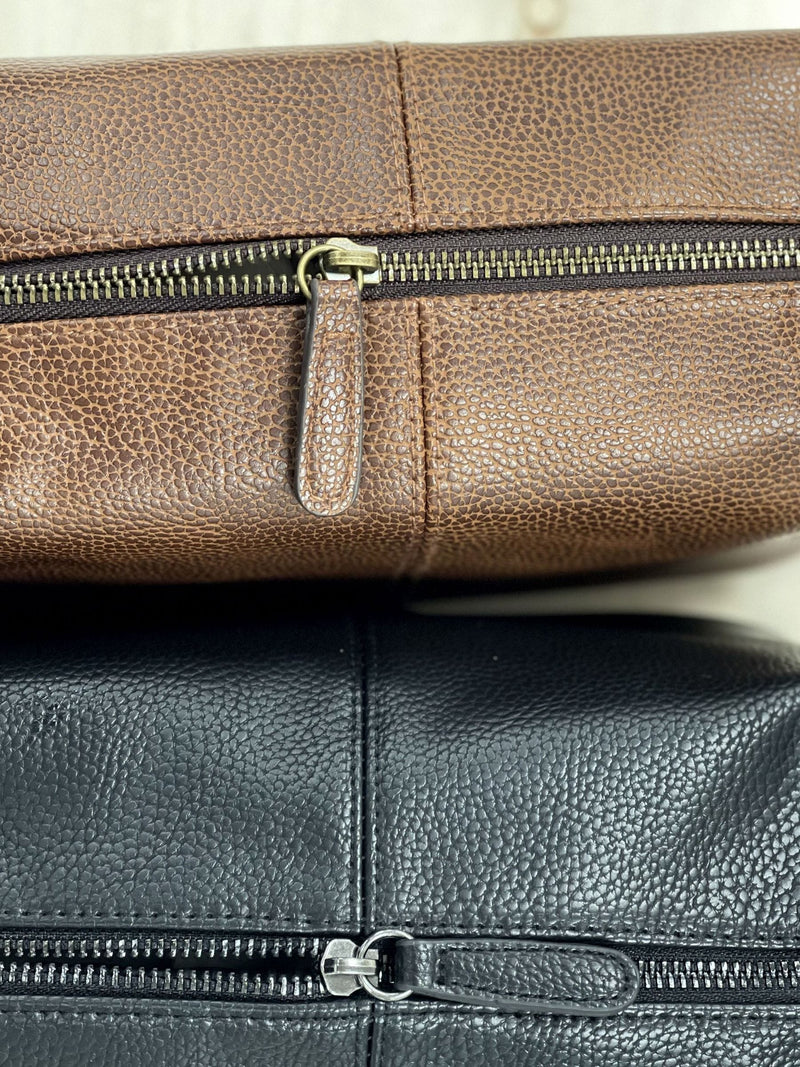 Solesmith monogrammed wash bag, imported from the UK