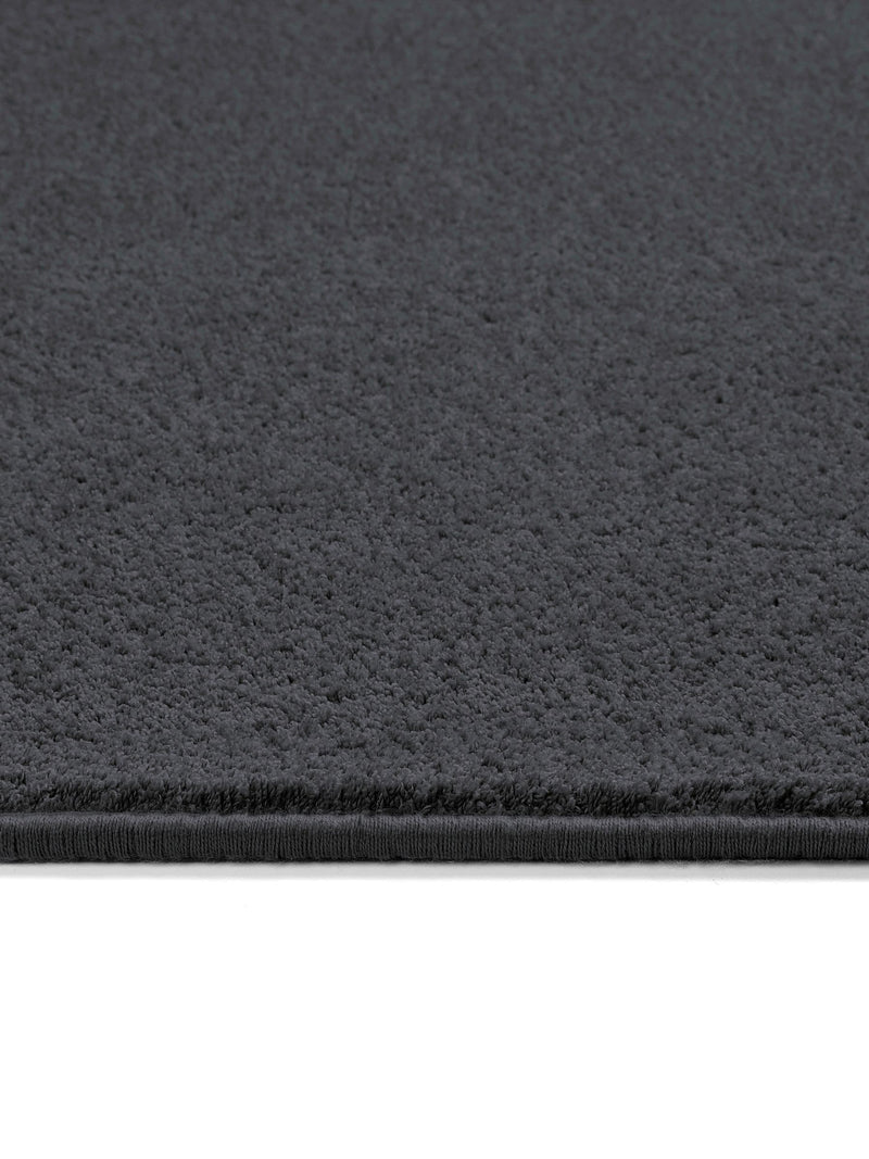 Hug Rug charcoal runner rug 67x230cm - British product