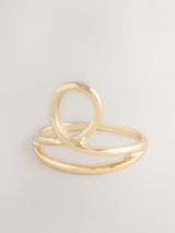 Next Gold Tone Cross Over Ring- Buy online at McGrocer