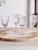 Next Nkuku Clear Minati Wine Glasses Set of 4- Buy online at McGrocer