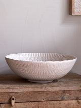 Next Nkuku White Kayanna Ceramic Decorative Bowl- Buy online at McGrocer